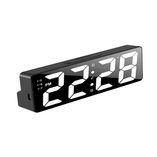 [11200] Reloj Digital Multifunción Modv-000Q (3X Pilas Aaa No Incluidas) Blanco O Negro