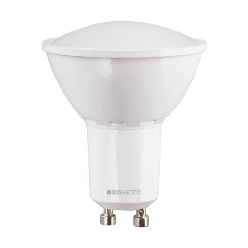 [11205] Sixelectric Lámpara Dicroica Led 5W 120° Gu10 Luz Fría 6000K