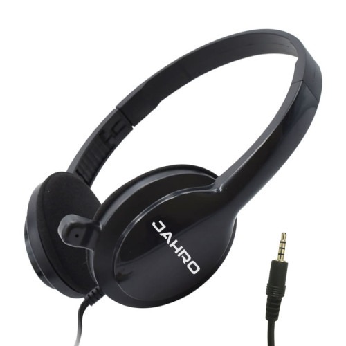 [11250] Jahro Jd-809 Auricular Vincha Pc Celular Plug 3.5Mm Con Micrófono
