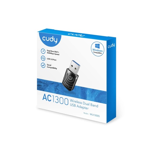 Cudy Adaptador USB ac1300 wifi wu1300s Dual Band