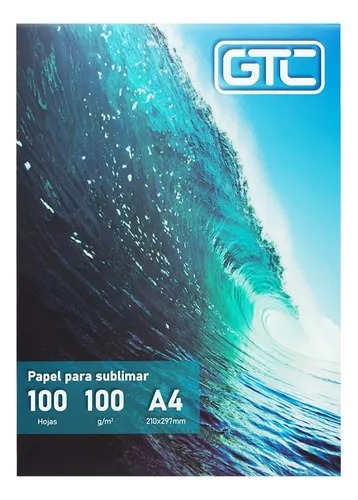 [11275] Gtc Resma Papel Para Sublimar A4 100Grs 100 Hojas  