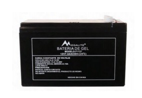 [135] MEGALITE F01127 - BATERIA DE GEL RECARGABLE 7AH 12V HILTRON UPS