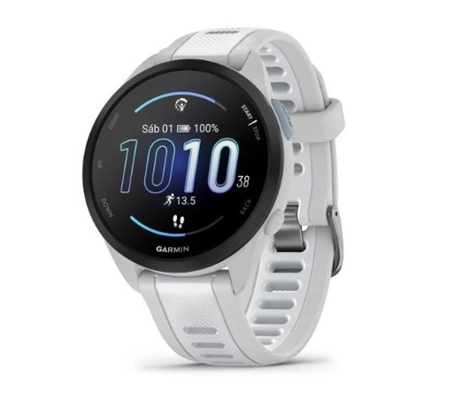 Garmin Forerunner 165 music gps running white amoled smartwatch