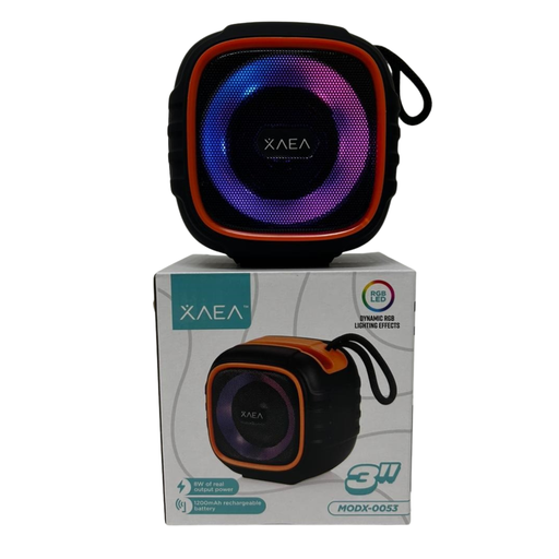 [11371] Xaea Parlante Bluetooth 3" 8W Modx-0053 Usb-Fm Luces Led