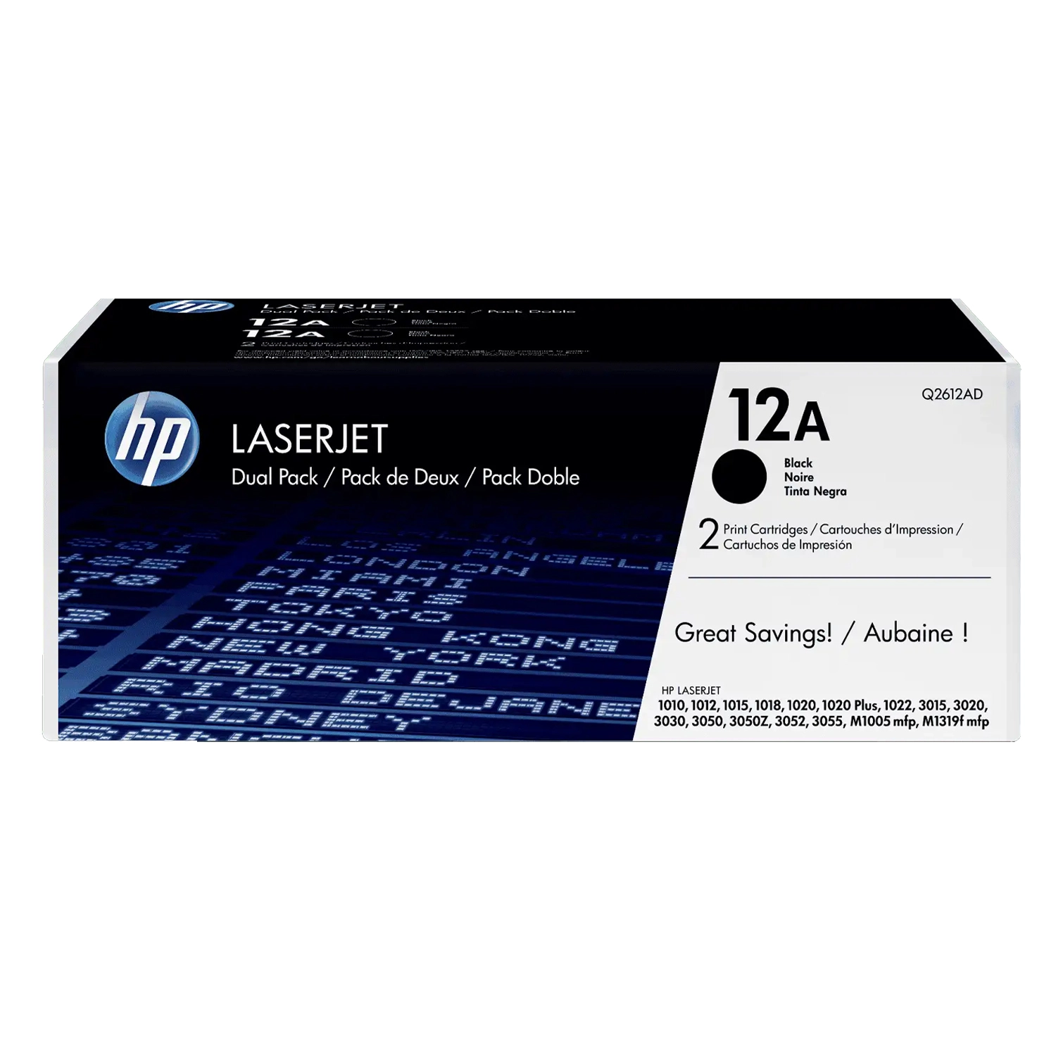[HP-Q2612A] Tóner Hp 12A Negro