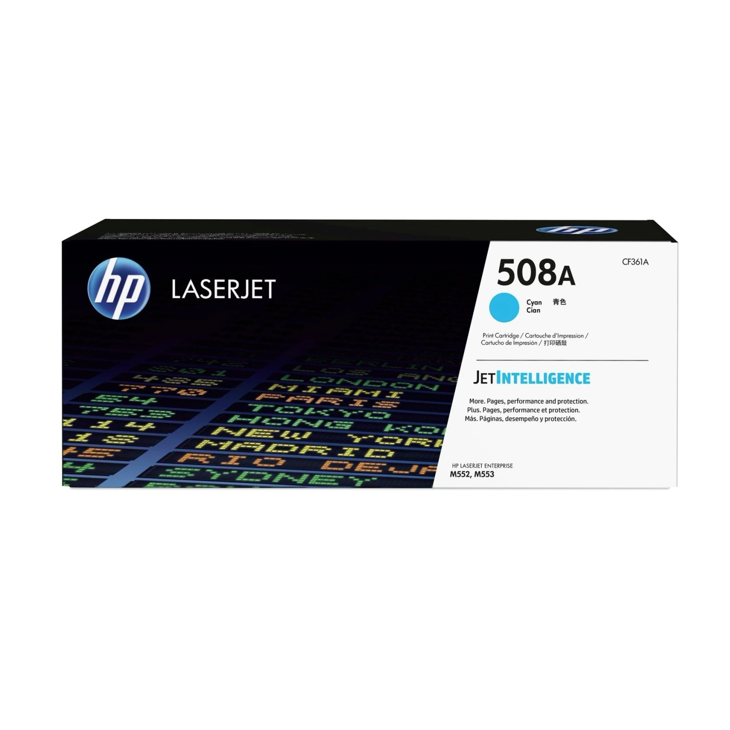 [HP-CF361A] Cartucho De Toner 508A Cian Laserjet