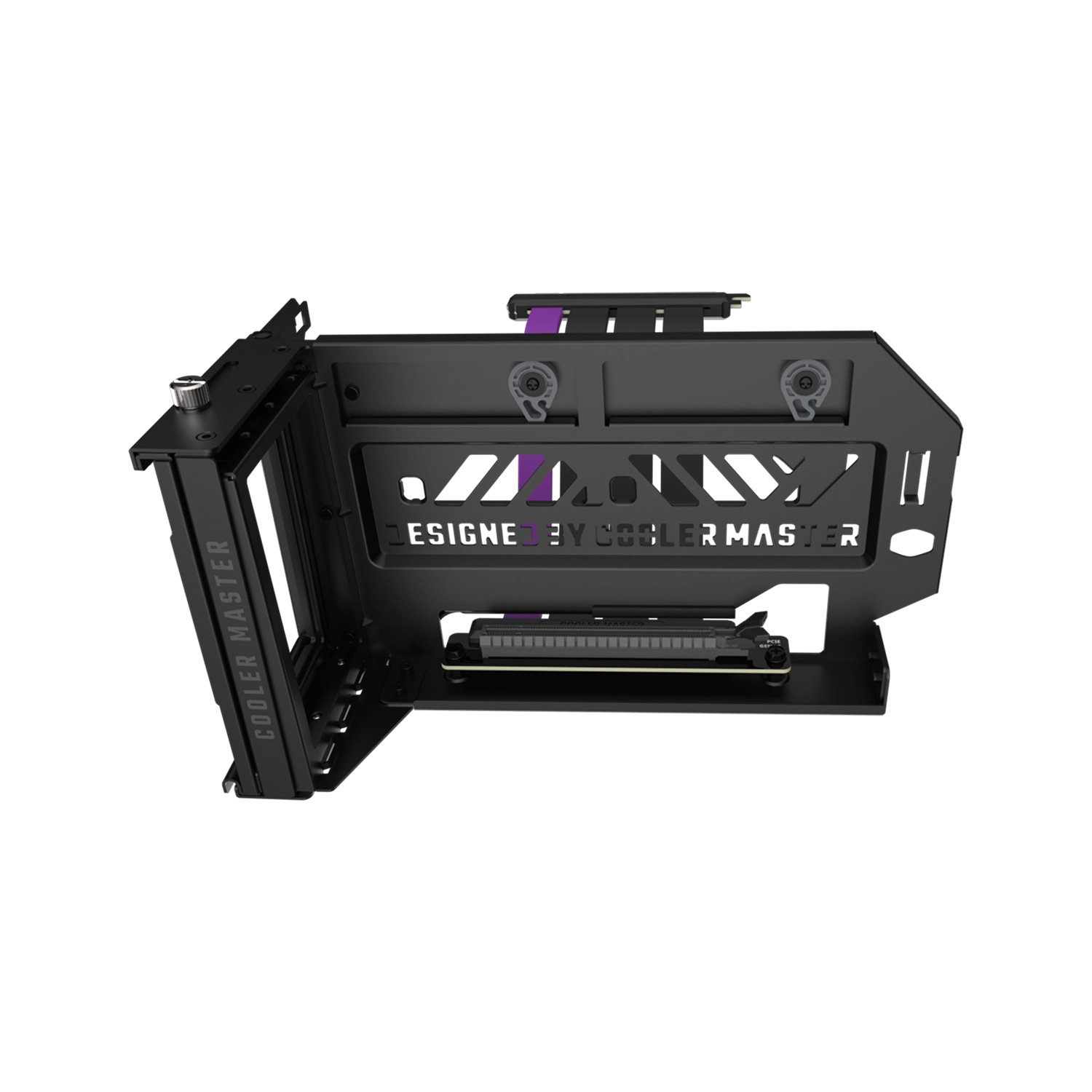 [CM-GABCARDHOLD3] Vertical Graphics Card Holder Kit V3 Cooler Master Soporte Vga Black C/Cable Riser Pcie 4.0