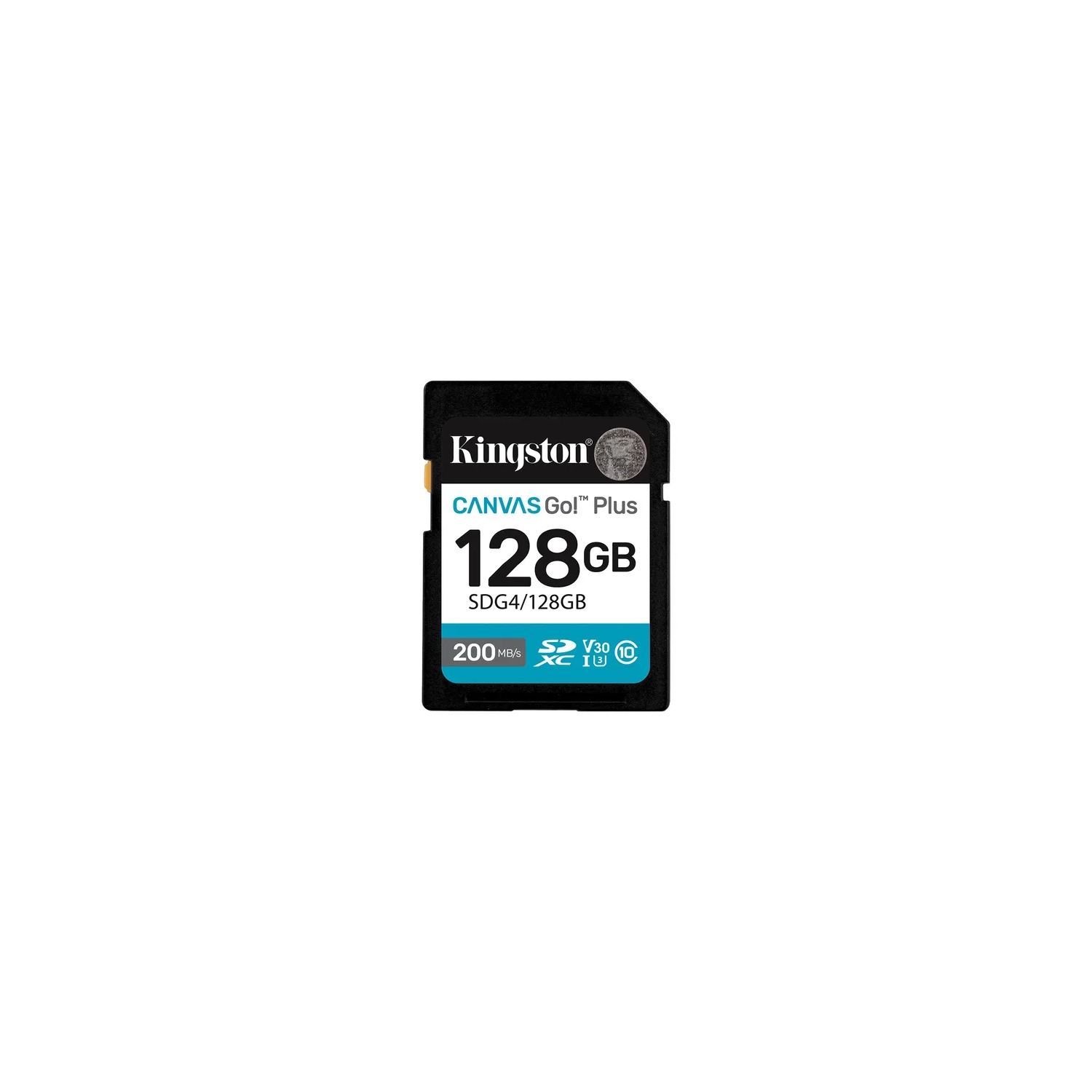 [KINMICSDCG4/128] Tarjeta De Memoria Kingston Canvas Go Plus Sdxc 128Gb Gen4 C10 Uhs-I U3 V30 200Mb/S