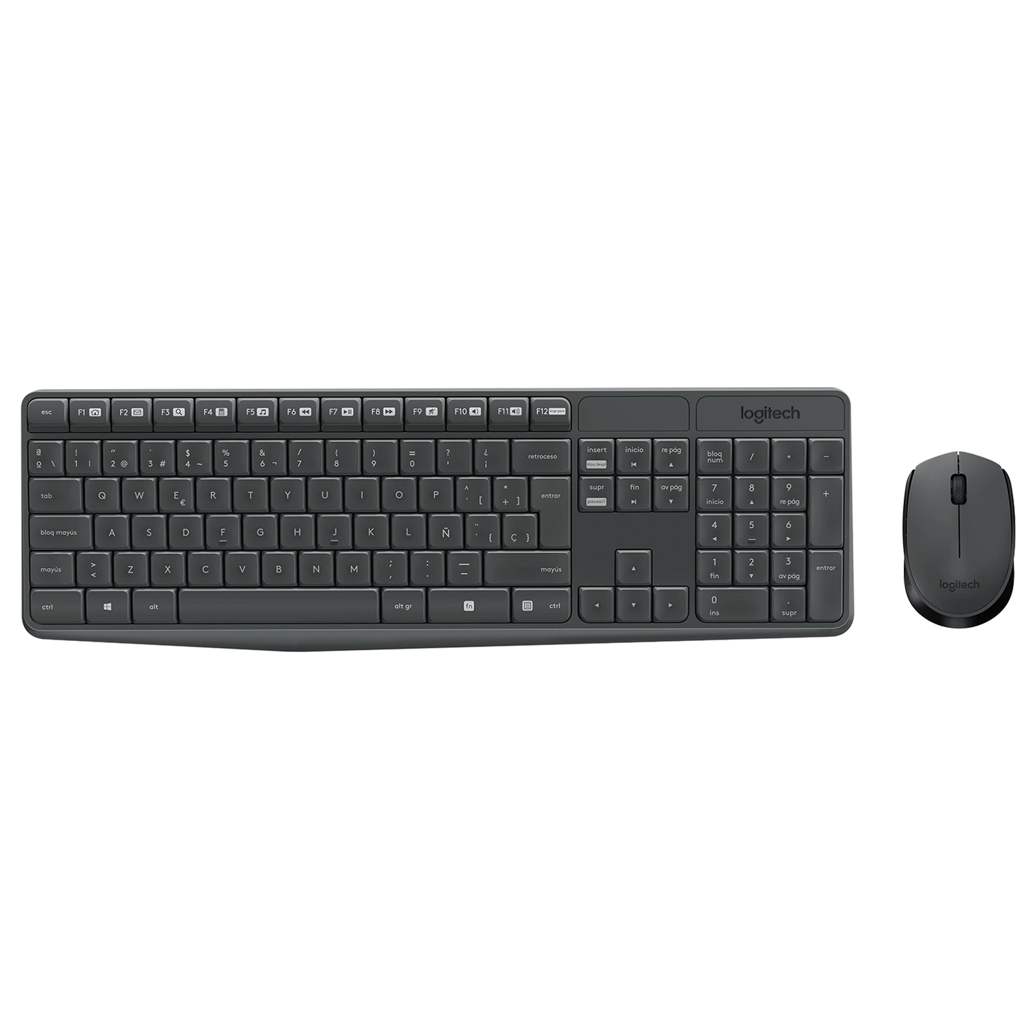[LOGTYM920007901] Combo Teclado Y Mouse Inalámbrico Logitech Mk235 Negro