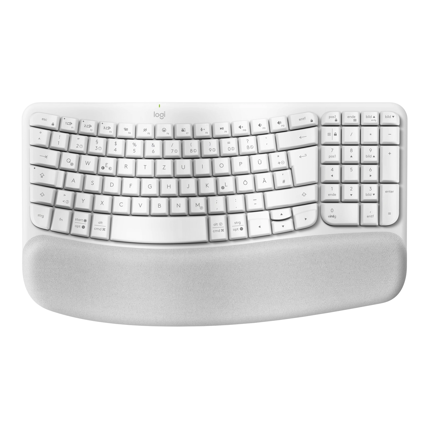 [LOGTECWAVEWHT] Teclado Inalámbrico Logitech Wave Blanco