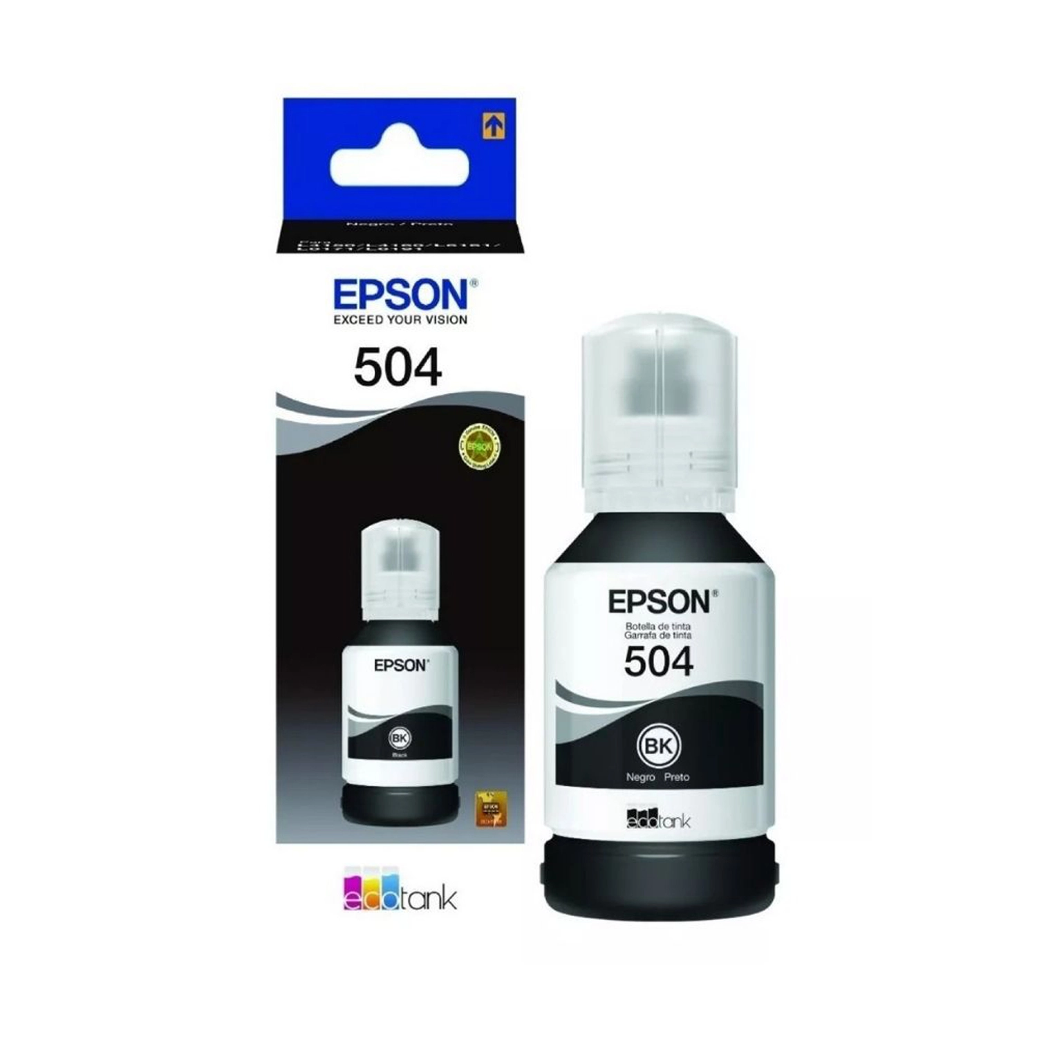 [EPST504120-AL] Botella De Tinta Epson 504 Negra