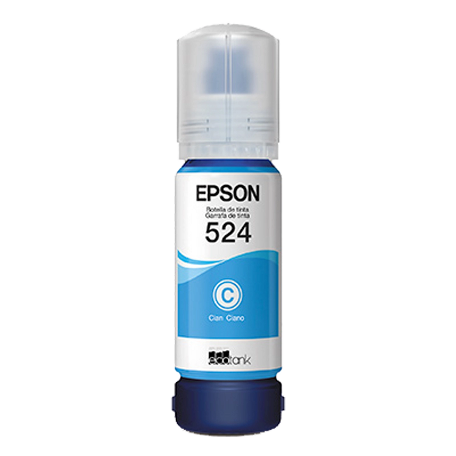 [EPST524220-AL] Botella De Tinta Epson 524 Cian