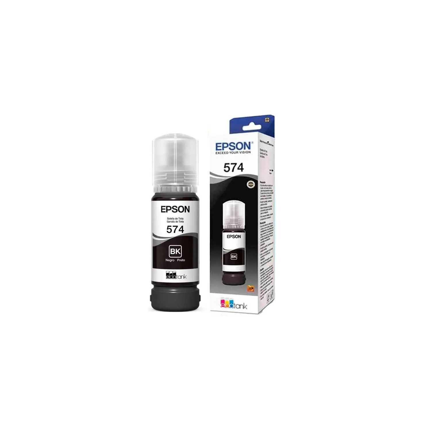 [EPST574120-AL] Botella De Tinta Epson 574 Negra