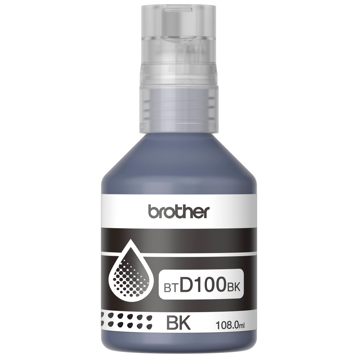 [BRO-INBTD100BKM] Botella De Tinta Brother Btd100 Color Negro