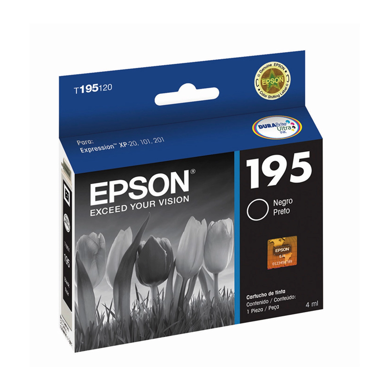 [EPST195120-AL] Cartucho De Tinta Epson 195 Negro