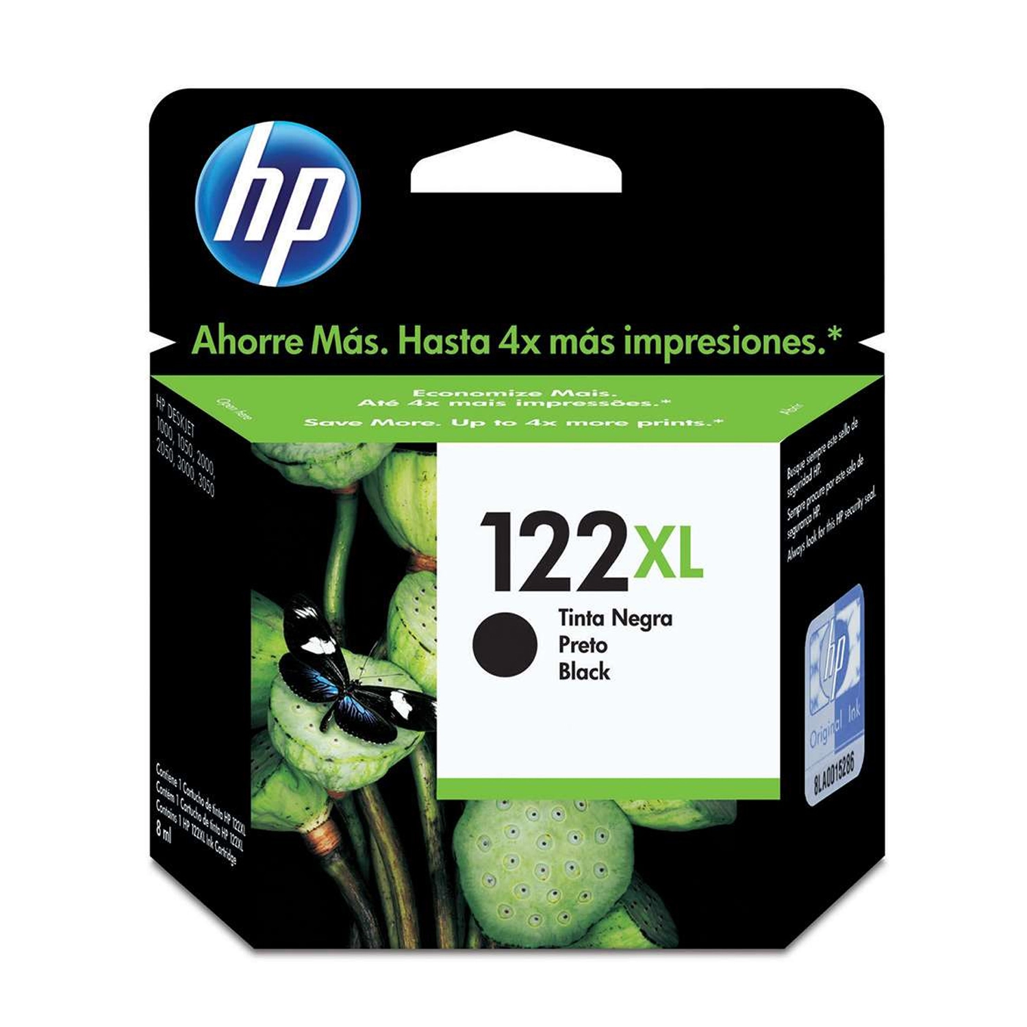 [HP-CH563HL] Cartucho De Tinta Hp 122Xl Negro
