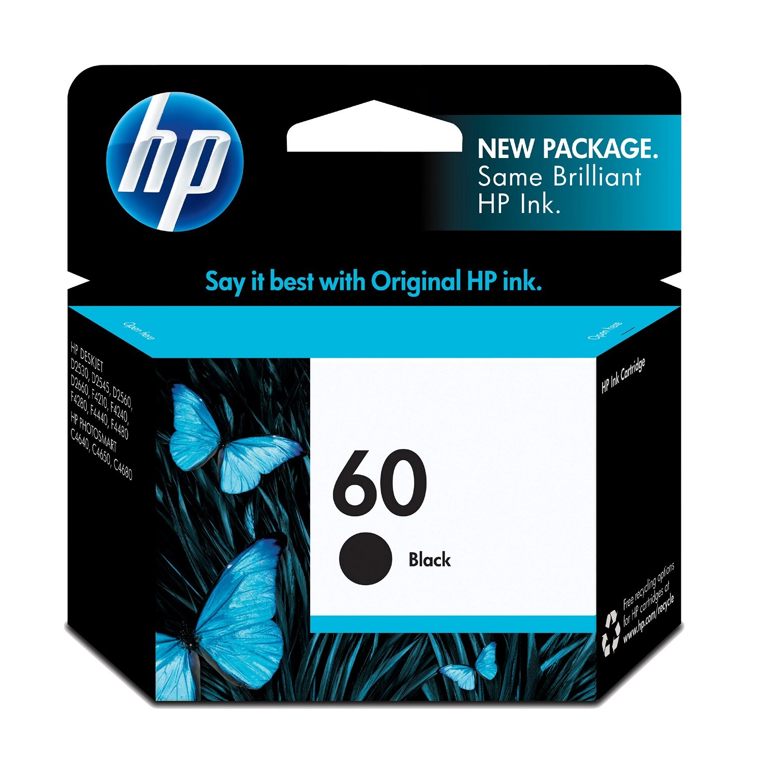 [HP-CC640WL] Cartucho De Tinta Hp 60 Negra