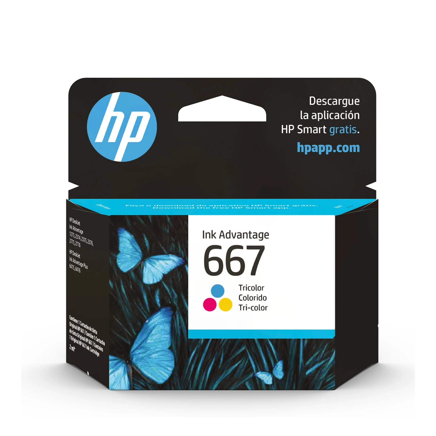 [HP-3YM78AL] Cartucho De Tinta Hp 667 Color