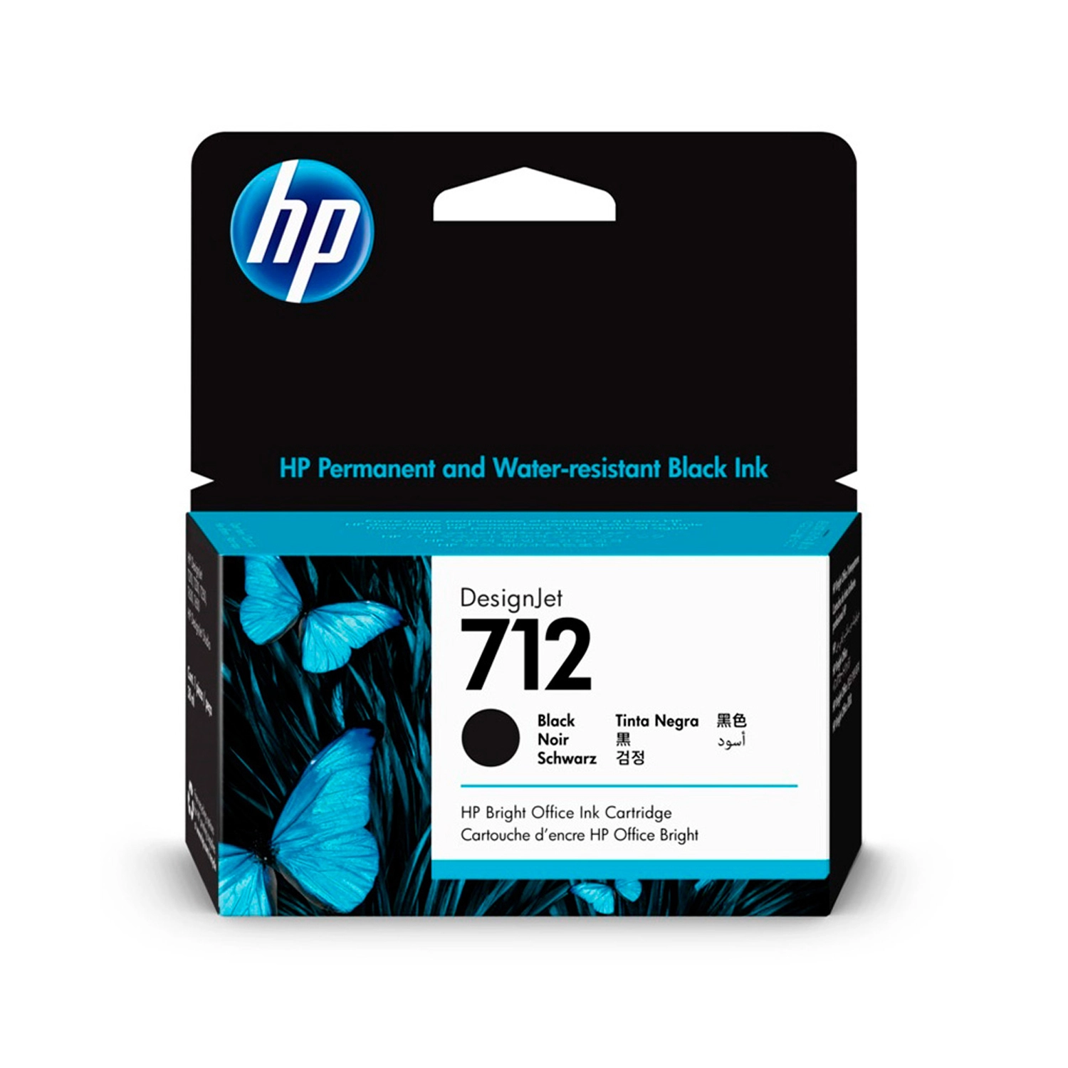 [HP-3ED70A] Cartucho De Tinta Plotter Hp 712 Negra