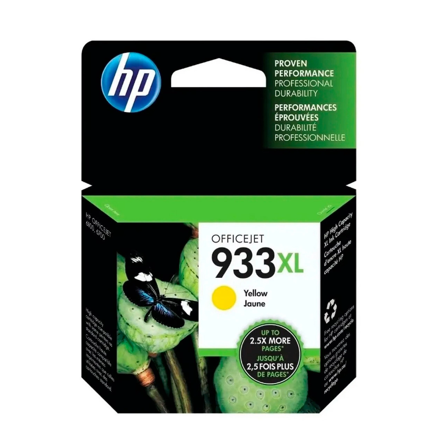 [HP-CN056AL] Cartucho De Tinta Hp 933Xl Amarillo Alto Rendimiento