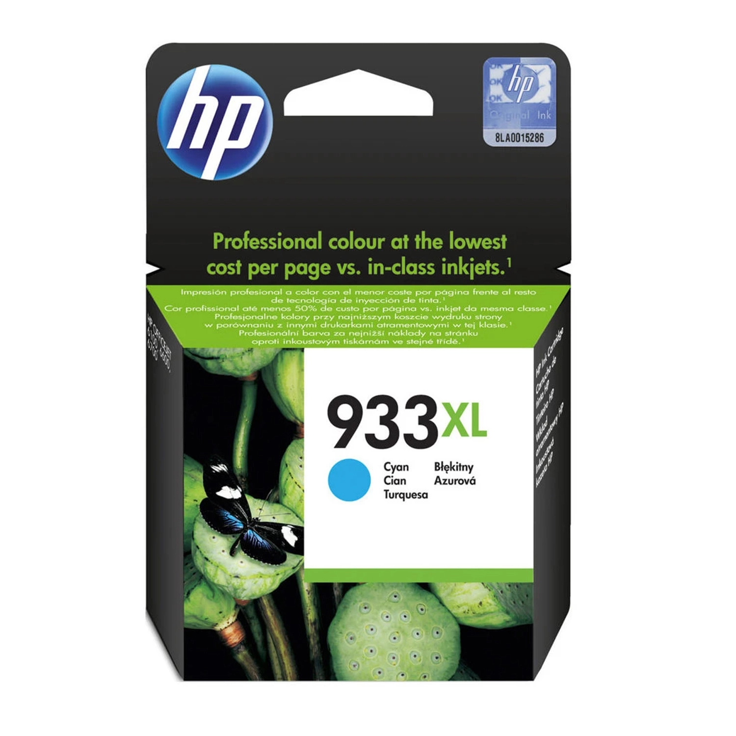 [HP-CN054AL] Cartucho De Tinta Hp 933Xl Cian Alto Rendimiento