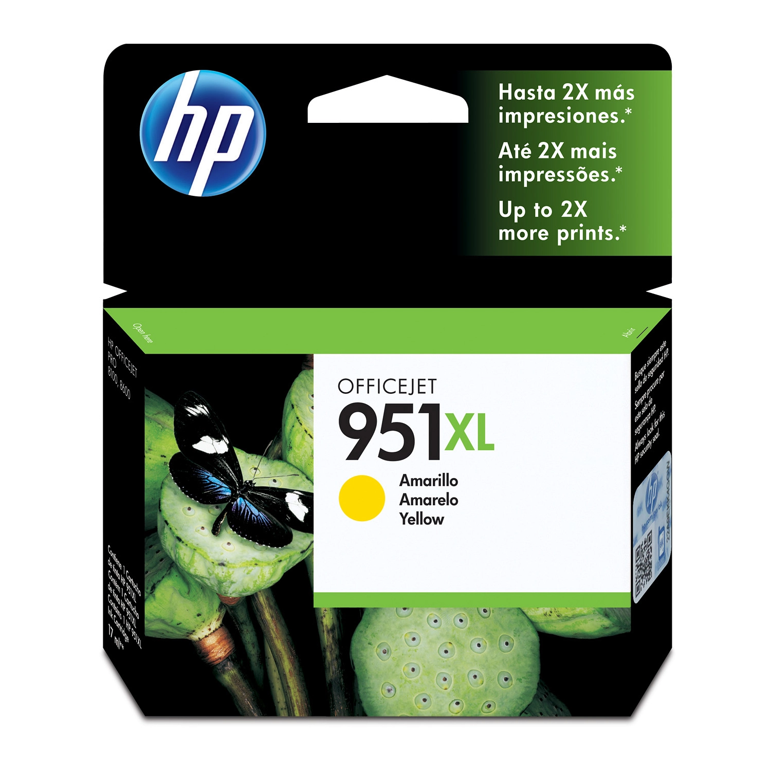 [HP-CN048AL] Cartucho De Tinta Hp 951Xl Amarillo Alto Rendimiento