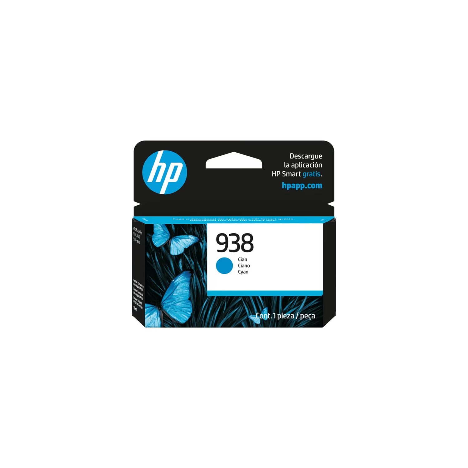 [HP-4S6X5PL] Cartucho de tinta 938 Cyan para 9730
