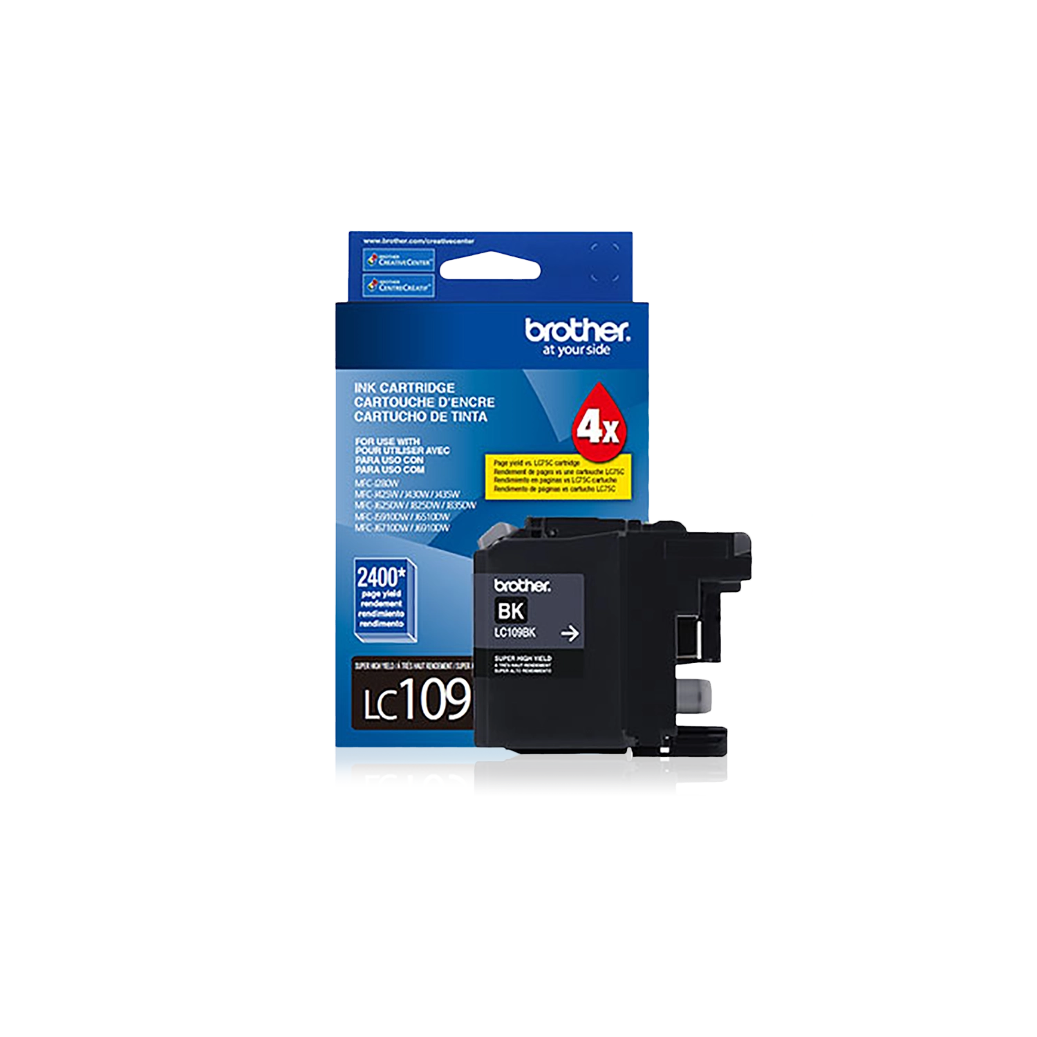 [BROTINLC-109BK] Cartucho De Tinta Lc-109Bk Negra