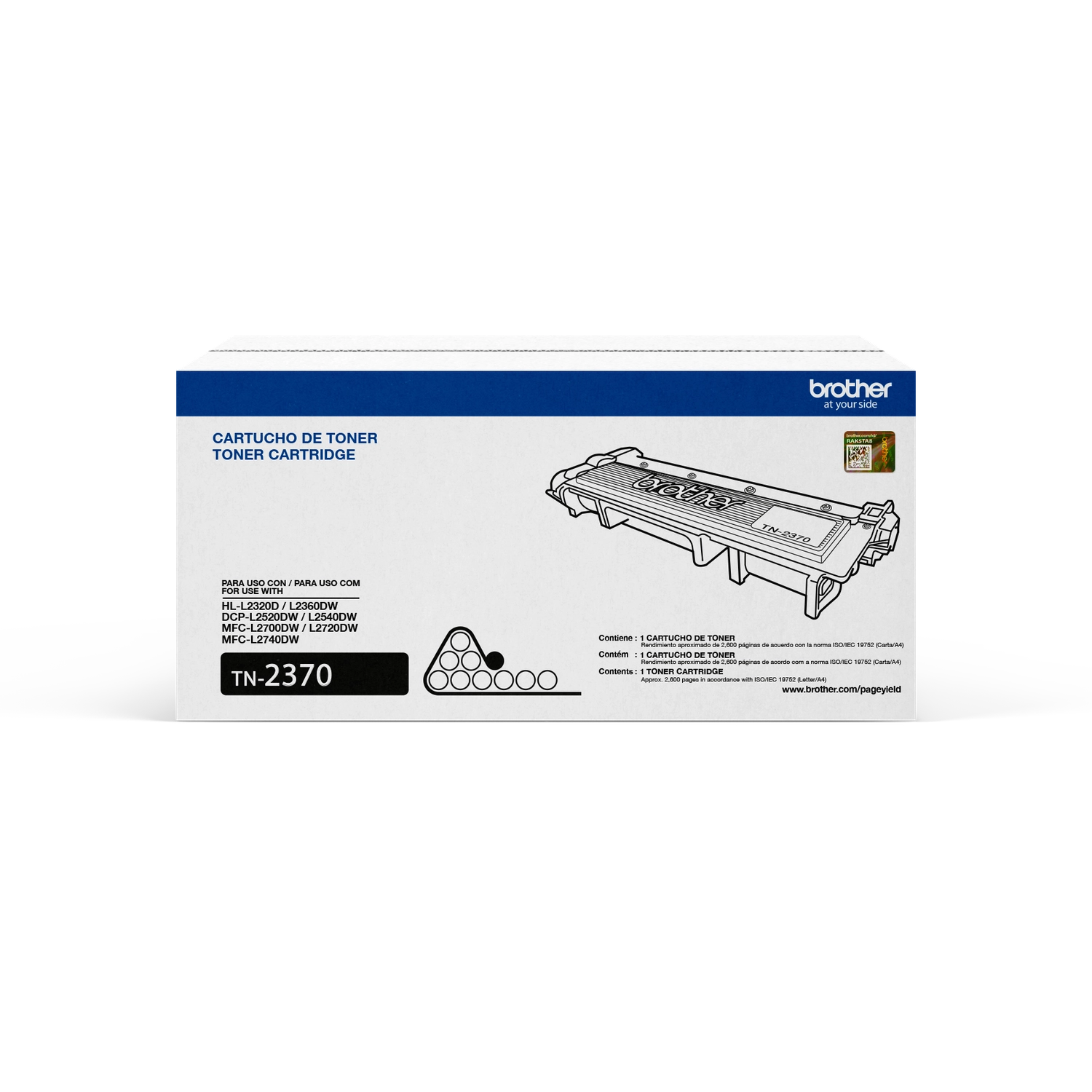 [BROTONTN-2370] Cartucho De Toner Tn-2370 Negro Laserjet
