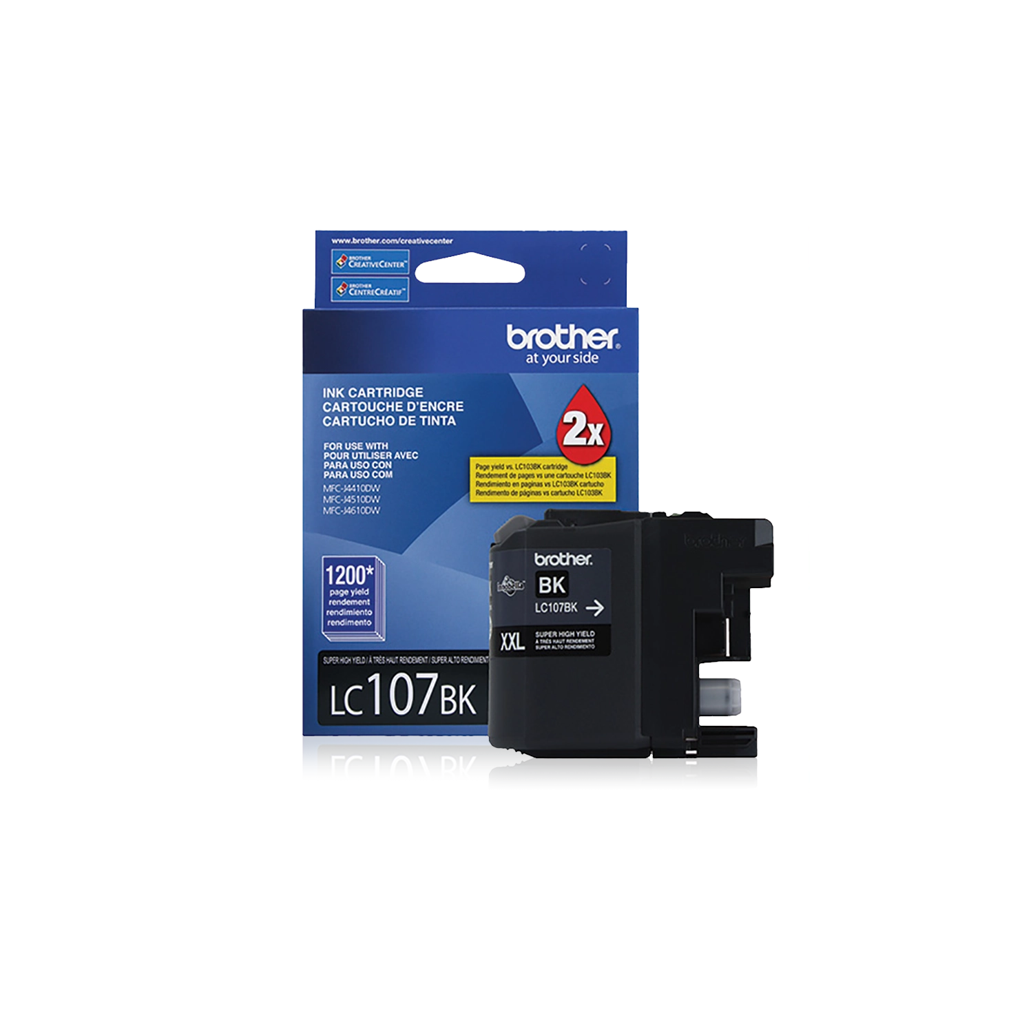 [BROTINLC107BK] Cartucho Tinta Lc107Bk Negro