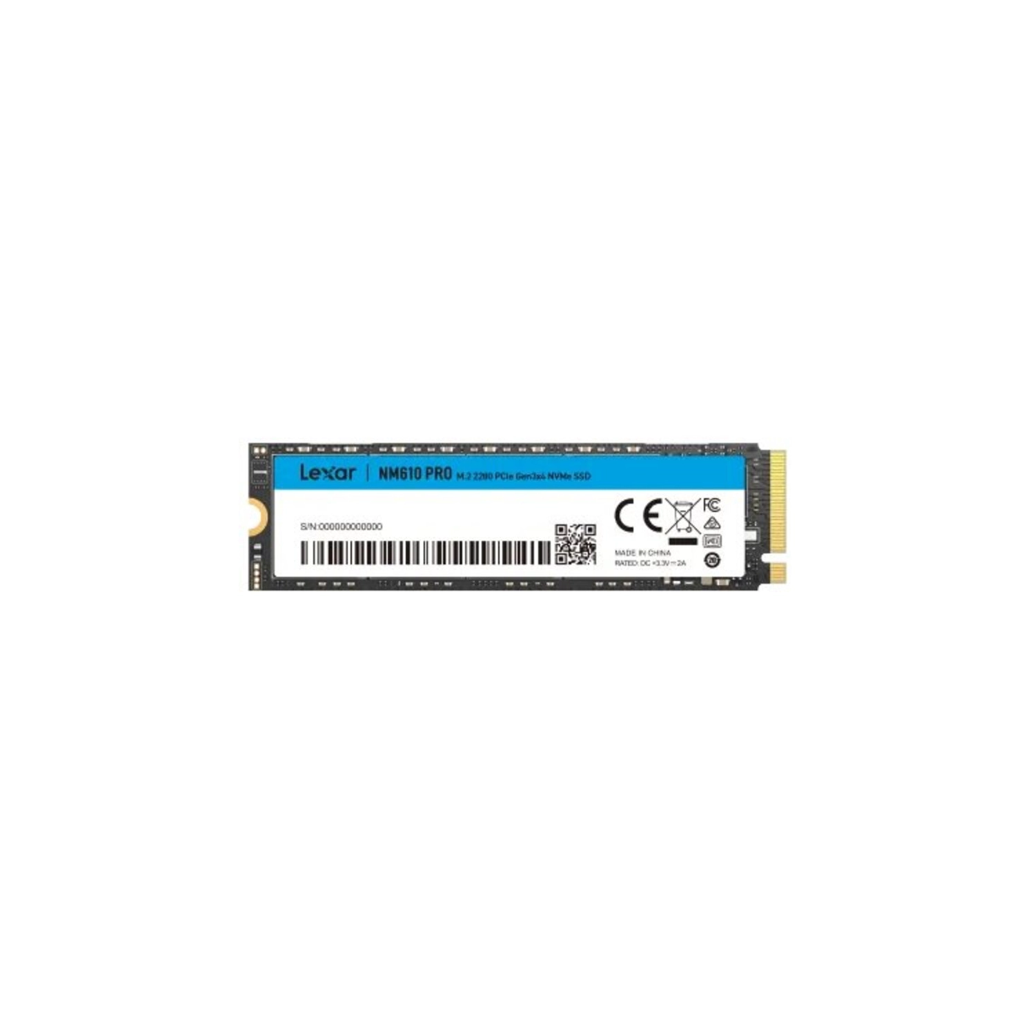 [LEXSSDNM610P50H] Disco Interno Ssd Lexar Nm610 Pro 500Gb M.2 Nvme