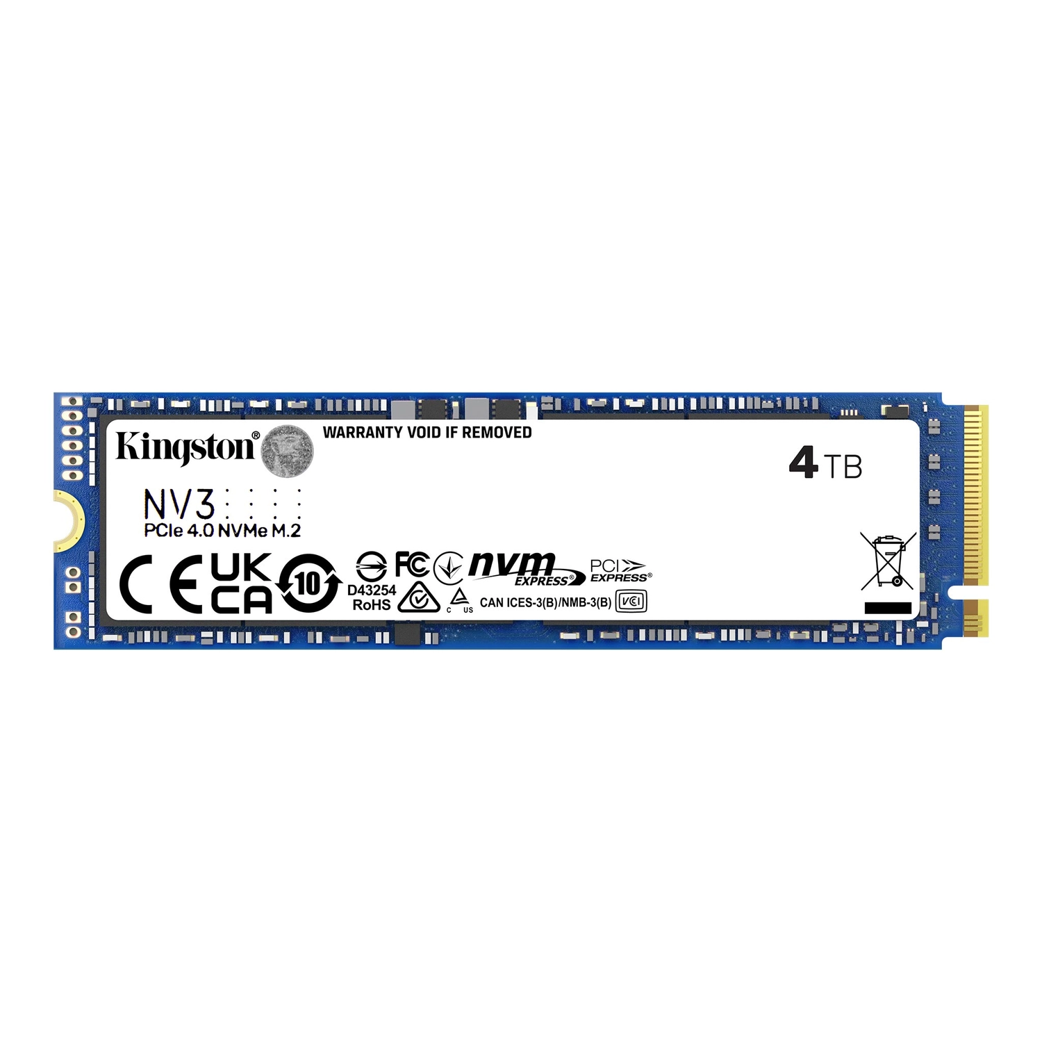 [KINSSDSNV3S/4T] Disco SSD 4T NV3 M.2 2280 PCIe NVMe 5000MB/s