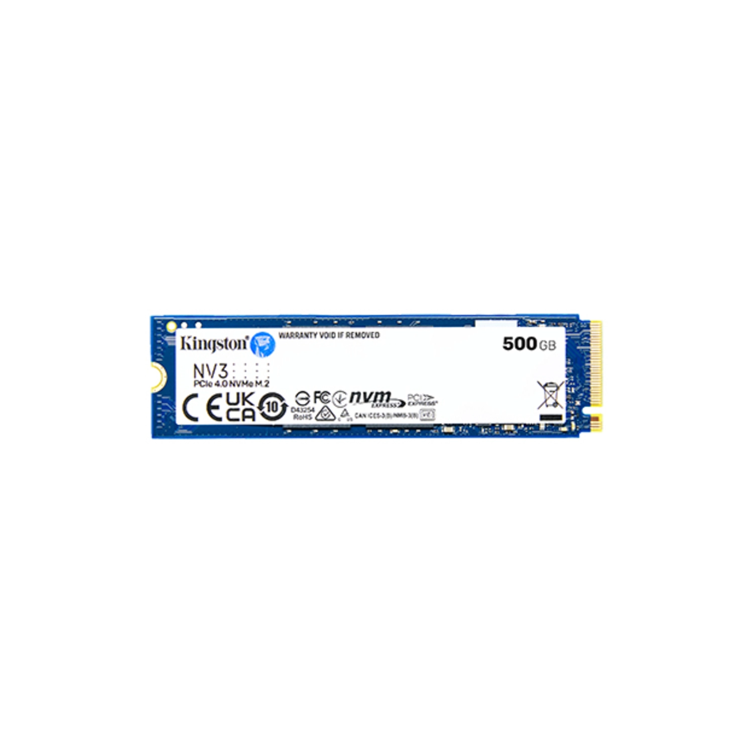 [KINSSDSNV3S/500] Disco SSD 500GB NV3 M.2 2280 PCIe NVMe 5000MB/s