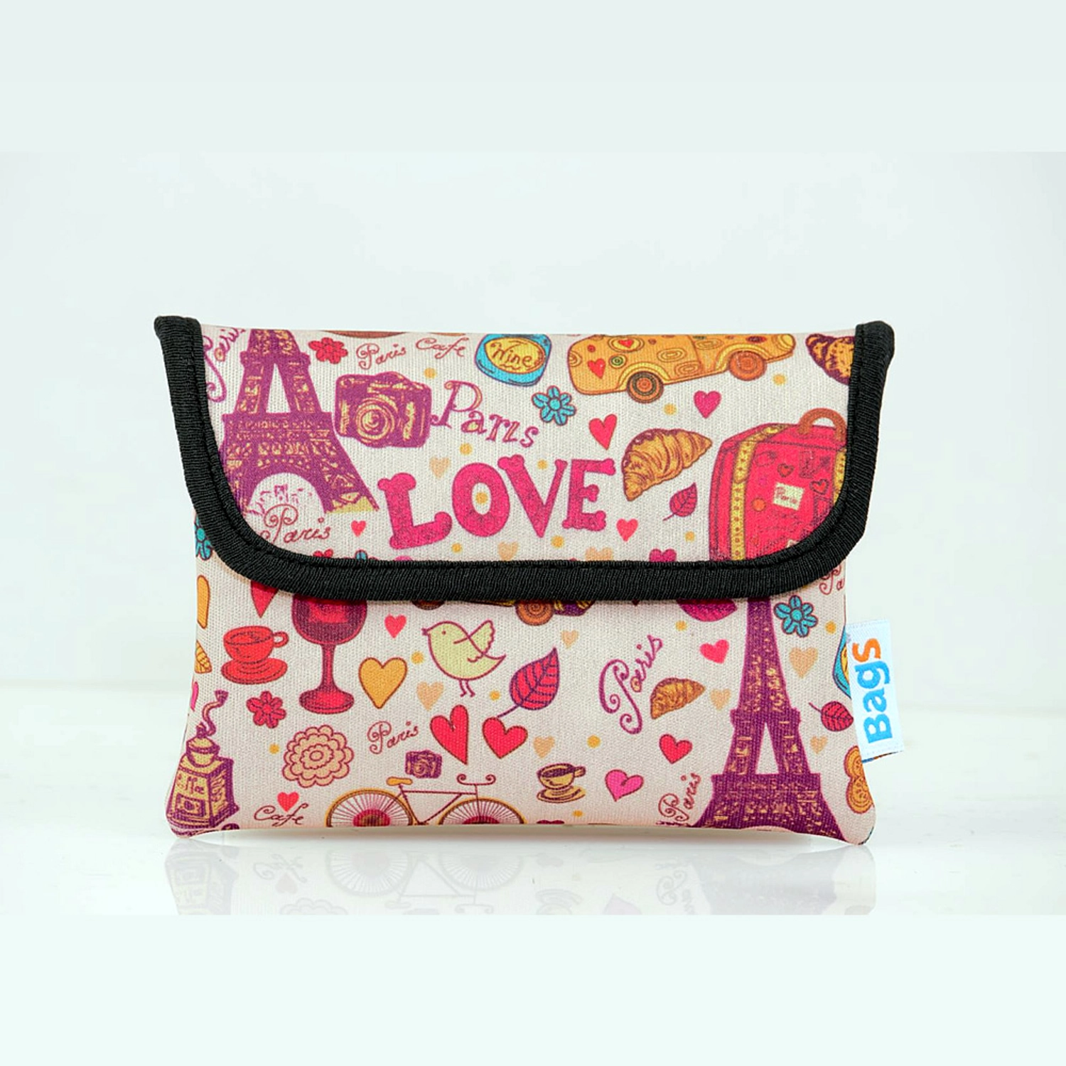 [BAGFUNFNCAMLP] Funda p/Disco Externo BAGS FNGPS/CAM-LP Love Paris Estampado