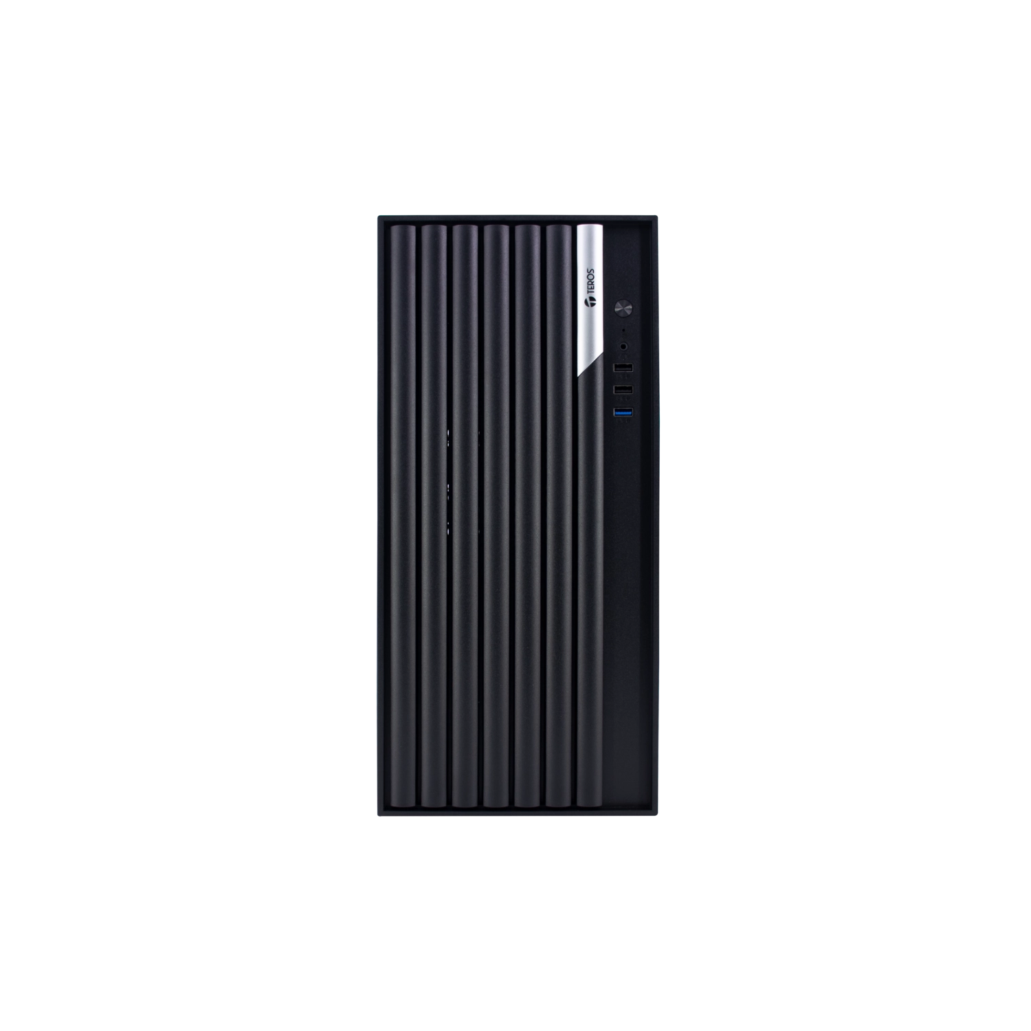 [TERGABTE1036S] Gabinete Teros TE-1036S Mid Tower Fans 120cm c/Fuente 250W Black