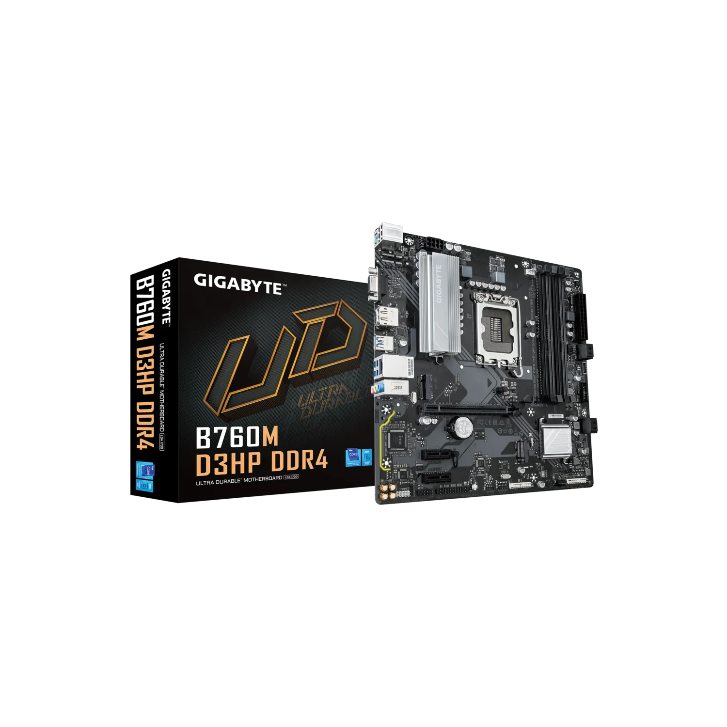 [GIGMOTB76DD4] Motherboard (1700) Gigabyte B760M D3Hp Ddr4