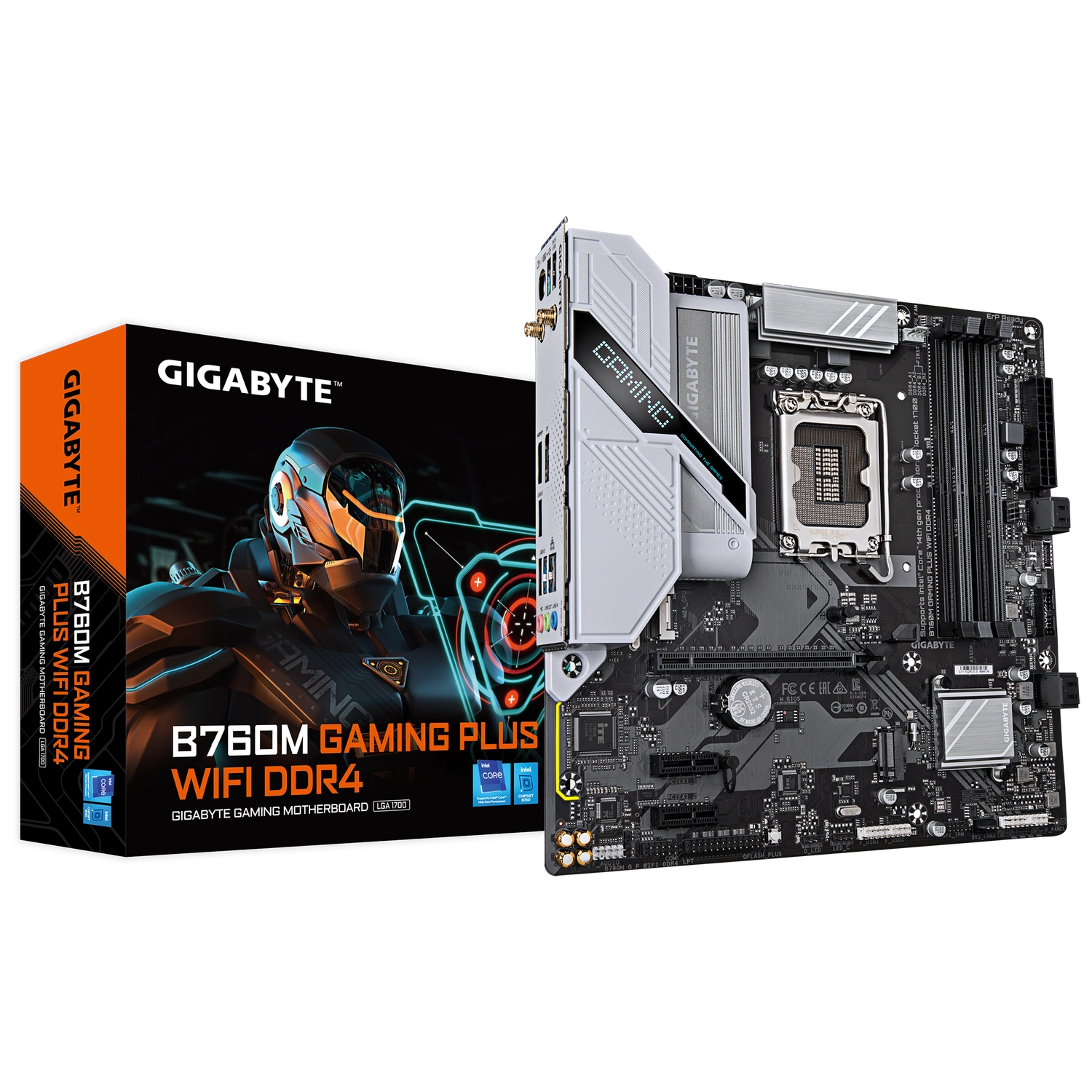 [GIGMOTB76GPW4] Motherboard GIGABYTE B760M GAMING PLUS WIFI DDR4 LGA1700