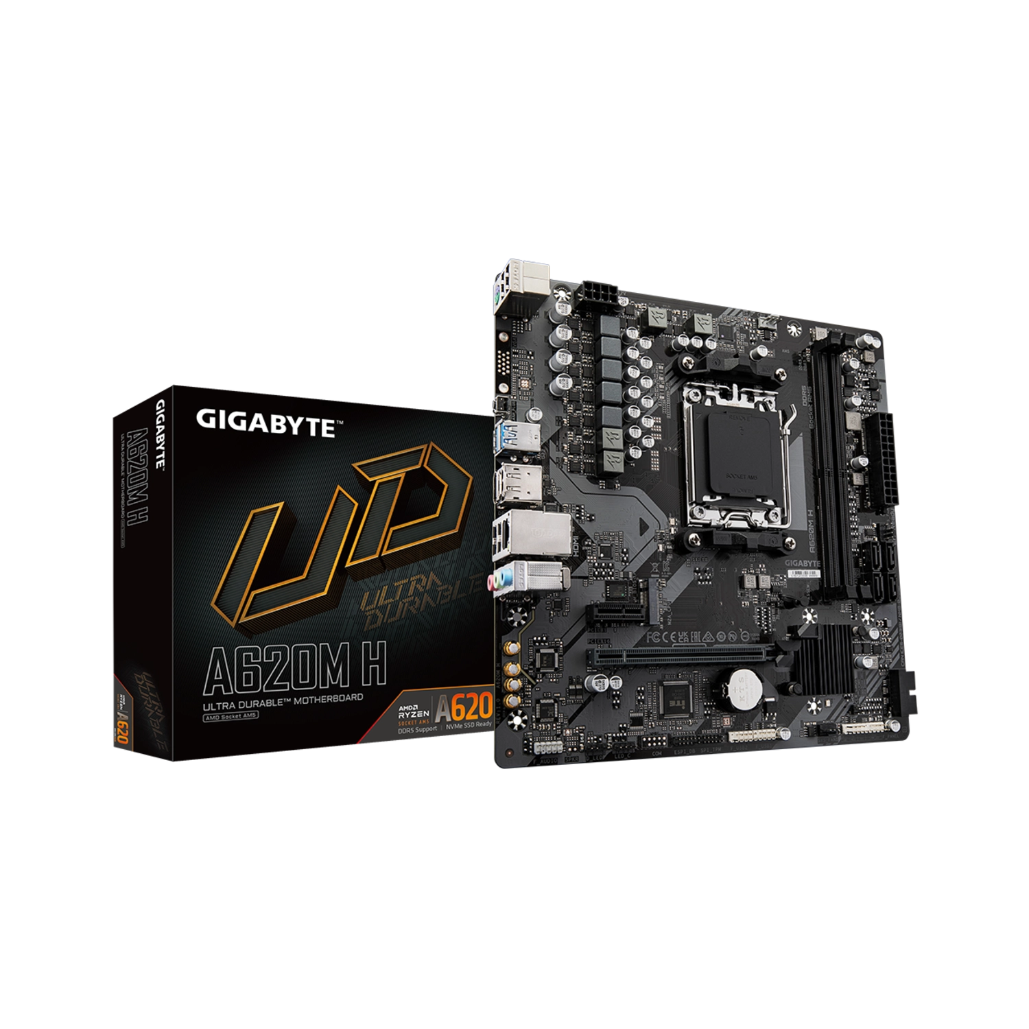 [GIGMOTA620MH] Motherboard Gigabyte A620M H Am5 Ddr5