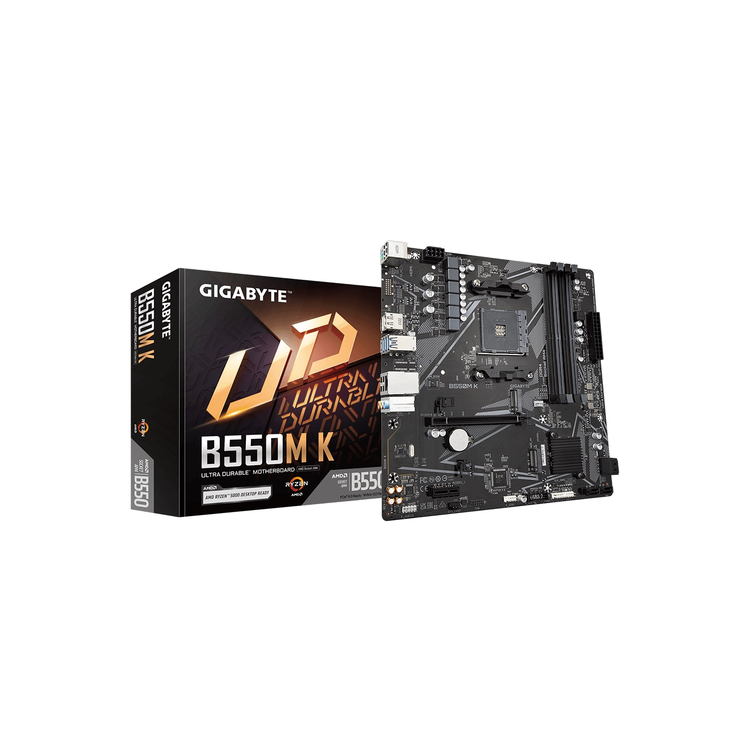 [GIGMOTB550MK] Motherboard Gigabyte B550M K Am4 Ddr4