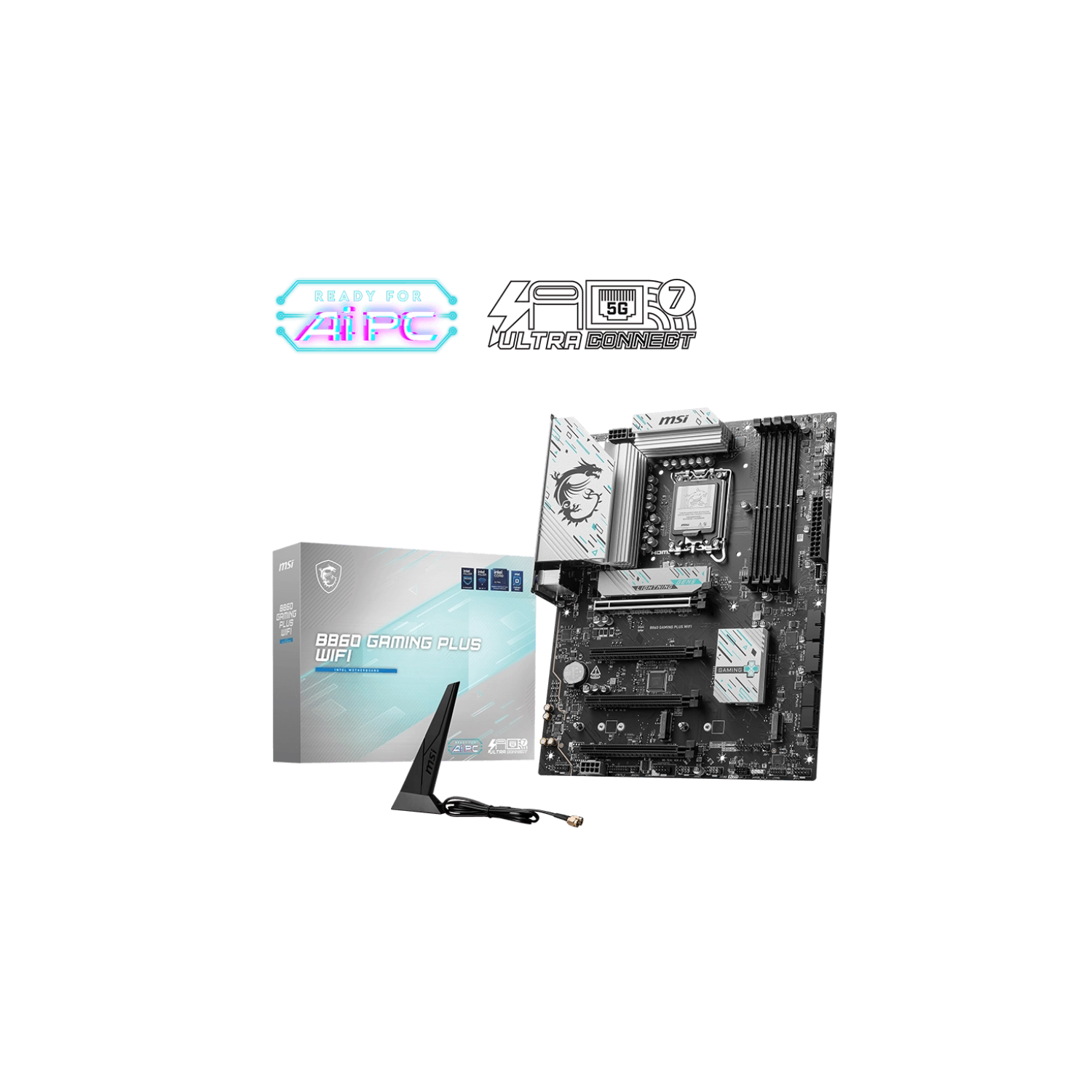 [MSIMOTB860GPW] Motherboard MSI B860 GAMING PLUS WIFI LGA 1851 DDR5