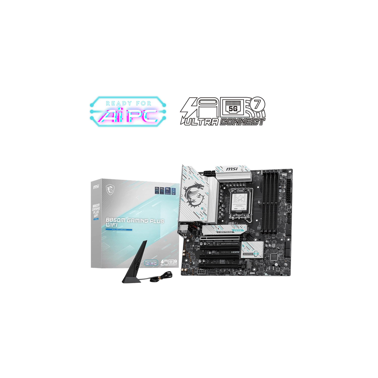 [MSIMOTB860MGPW] Motherboard Msi B860M Gaming Plus Wifi Lga1851 Ddr5