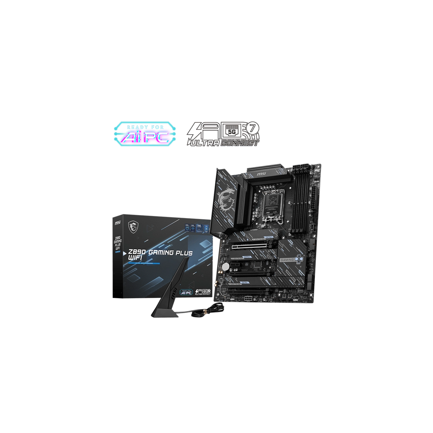 [MSIMOTZ890GPW] Motherboard Msi Z890 Gaming Plus Wifi  Lga1851 Ddr5