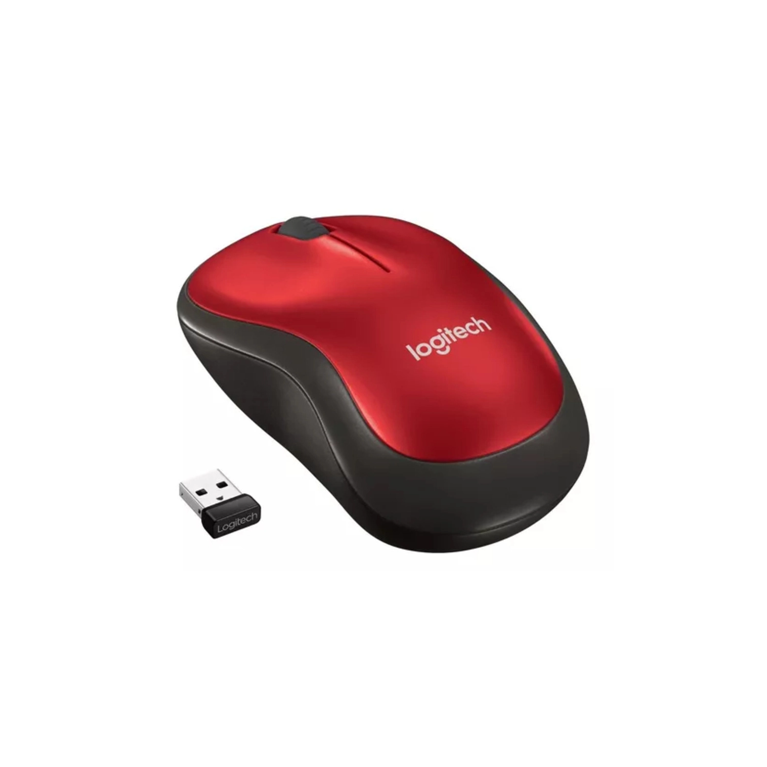 [LOGMOU910003635] Mouse Inalámbrico Logitech M185 Rojo