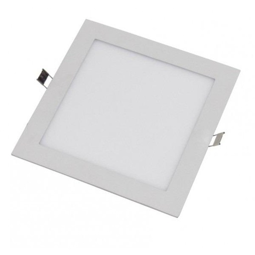 [1545] MACROLED PEC12CW - PLAFON LED PANEL FLAT EMBUTIR CUADRADO 12W BLANCO FRIO 6500K