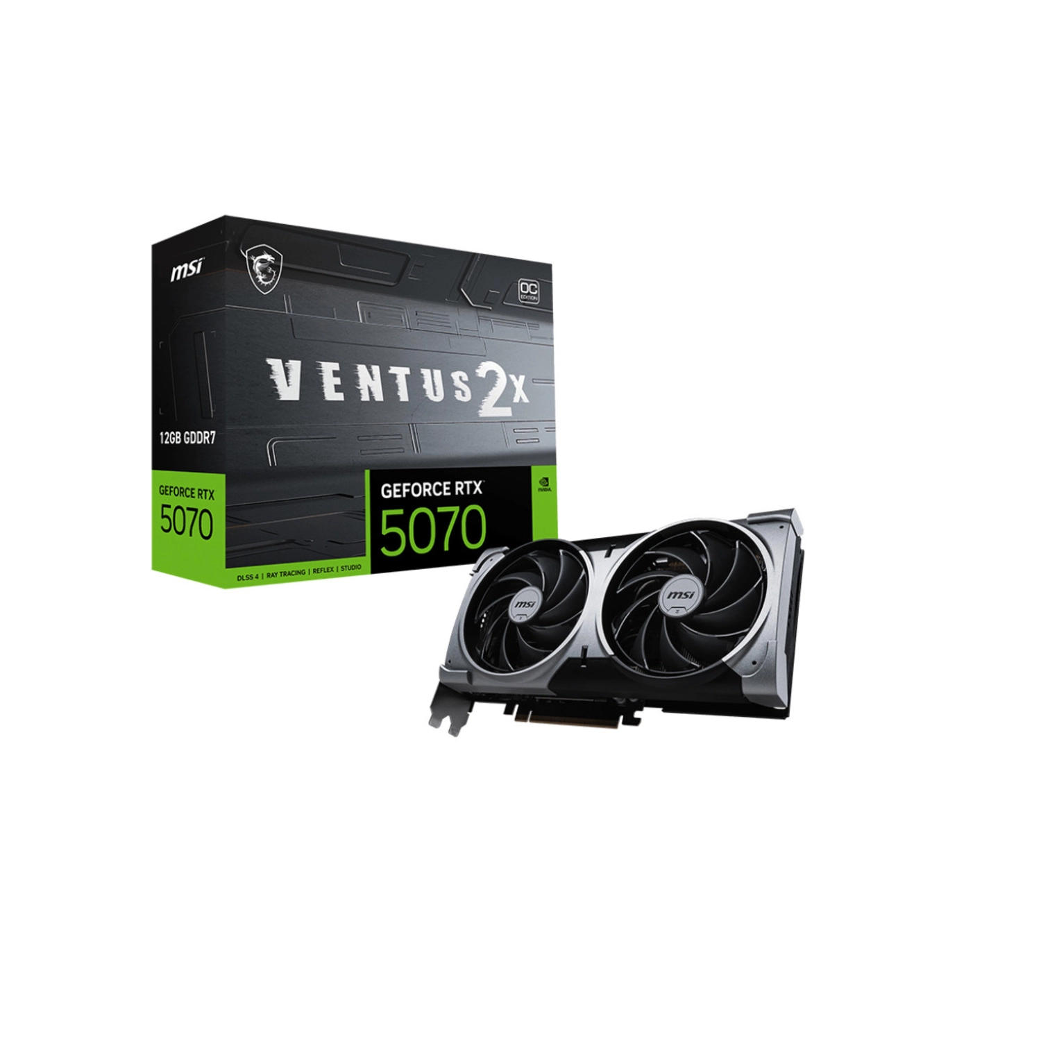 [MSIPDV507012GV2] Placa Msi Nvidia Geforce Rtx 5070 12G Ventus 2X Oc