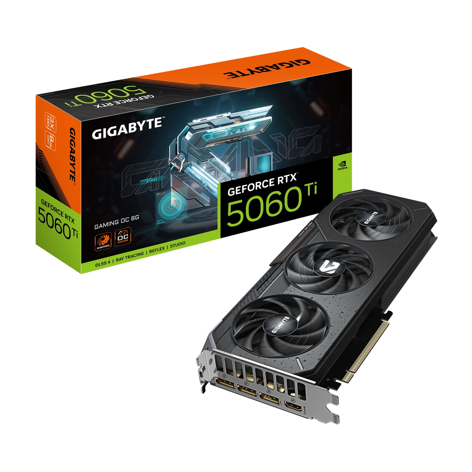 [GIGPDV506TGOC8] Placa de Video GIGABYTE GeForce RTX 5060 Ti GAMING OC 8G