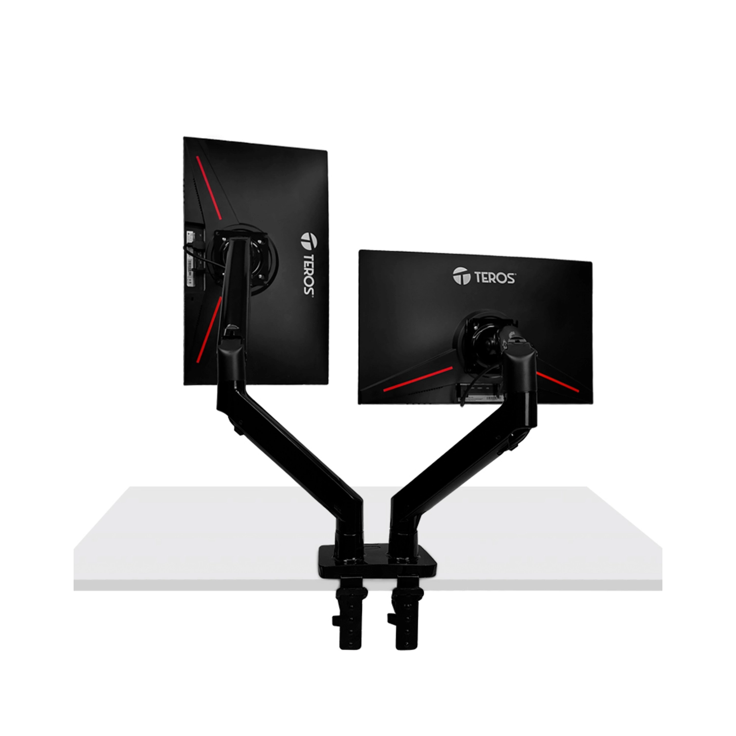 [TERSOPTE-7114] Soporte Doble Teros Te-7114 P/ Monitores De 22' A 32"