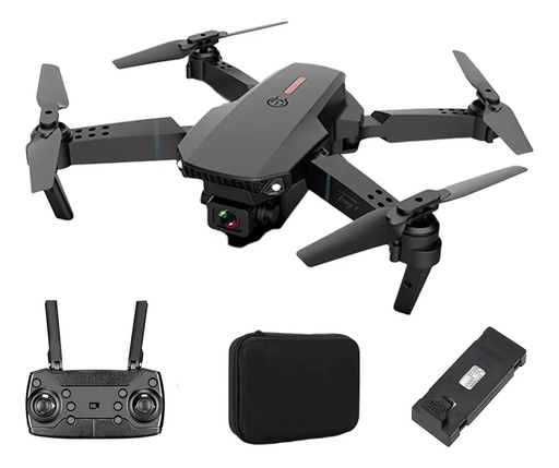 [11461] Mini Dron E88 Cámara Ultra Screen Control Dual Con Visor Incluye Bateria Cable y Kit De Repuestos