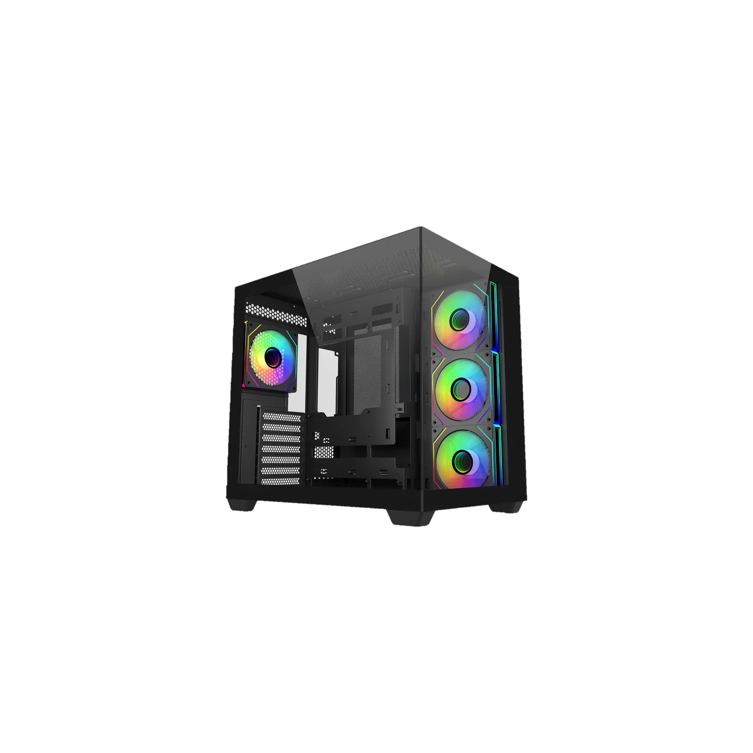 [CMGABE681KHNNS0] Gabinete Cooler Master Elite 681 Black 4 Fans Argb S/Fuente