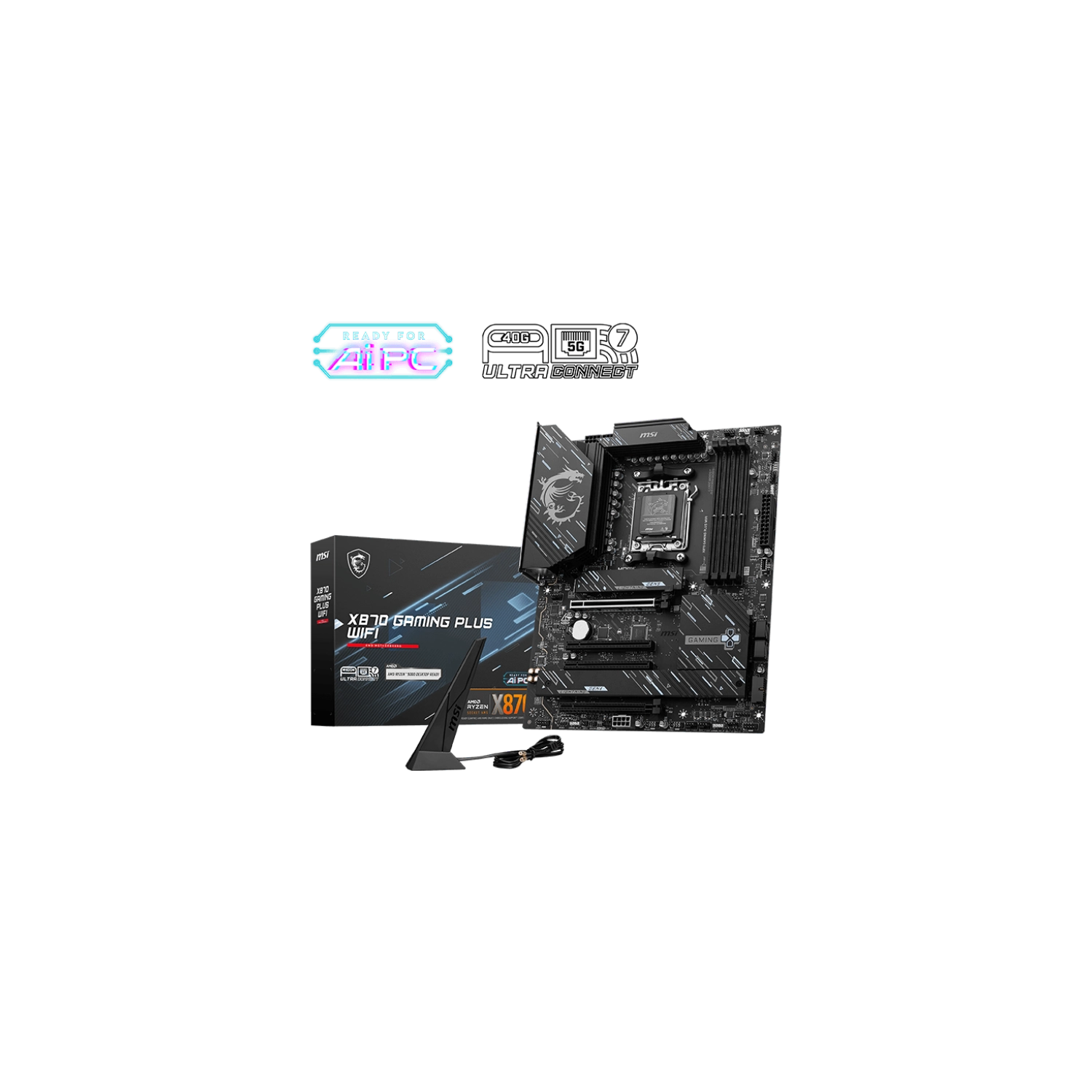 [MSIMOTX870GPW] Motherboard Msi X870 Gaming Plus Wifi Am5 Ddr5